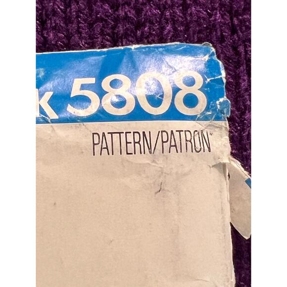 Butterick pattern 5808 top puff sleeve straight skirt size 6 8 10 12 - Picture 3 of 7